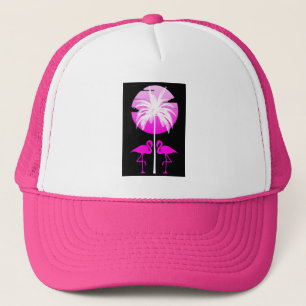 Rosa Flamingo Natur Truckerkappe