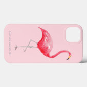 Rosa Flamingo Niedlich Tropical Bird Rainforest Gi Case-Mate iPhone Hülle (Rückseite (Horizontal))