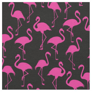 Rosa Flamingo Niedlich tropisches Druckwerk Stoff
