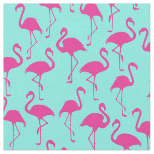 Rosa Flamingo Niedlich tropisches Druckwerk Stoff
