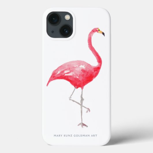 Rosa Flamingo Niedlicher Regenwald Case-Mate iPhone Hülle (Rückseite)