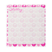 Rosa Flamingo Notizblock (Vorderseite)