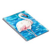 Rosa Flamingo Notizblock (Rechte Seite)