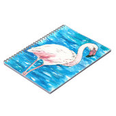 Rosa Flamingo Notizblock (Linke Seite)