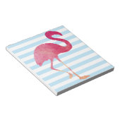Rosa Flamingo Notizblock (angewinkelt)