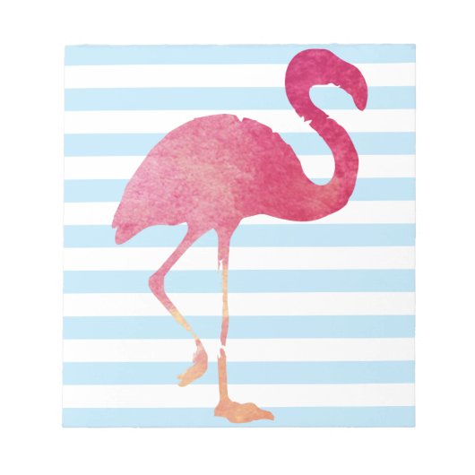 Rosa Flamingo Notizblock (Vorderseite)