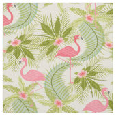 Rosa Flamingo-Paradies Stoff (Muster)