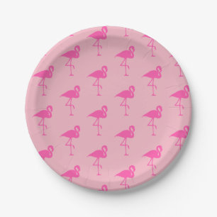 Rosa Flamingo-Party-Platte Pappteller