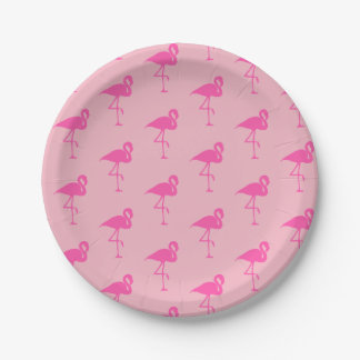 Rosa Flamingo-Party-Platte Pappteller