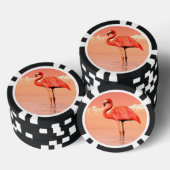 Rosa Flamingo Pokerchips (Stapel)