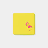 Rosa Flamingo Pop Kunst Post-it Klebezettel (Vorderseite)