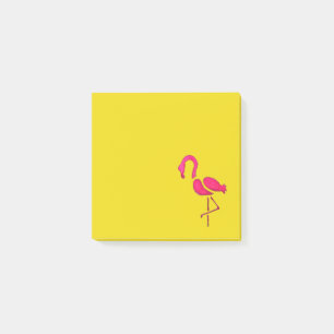 Rosa Flamingo Pop Kunst Post-it Klebezettel