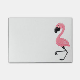 Rosa Flamingo-Post-it-Zettel-Auflage Post-it Klebezettel