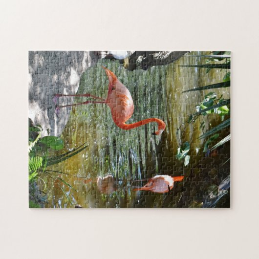 Rosa Flamingo Puzzle (Horizontal)