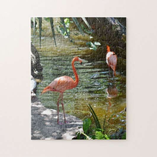 Rosa Flamingo Puzzle (Vertikal)