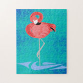 Rosa Flamingo Puzzle (Vertikal)