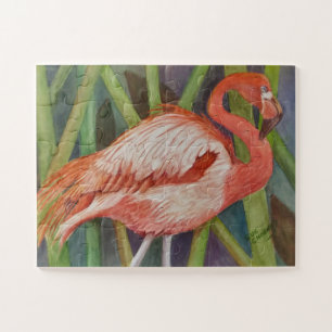 Rosa Flamingo Puzzle