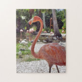 Rosa Flamingo Puzzle (Vertikal)