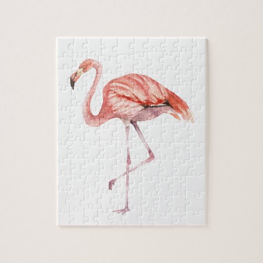 Rosa Flamingo Puzzle (Vertikal)