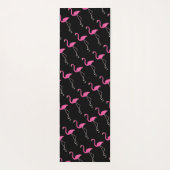 Rosa Flamingo Reversible Striped Yoga Mat Yogamatte (Rückseite)