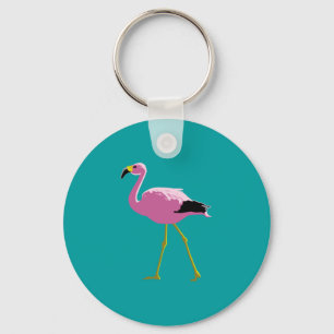 Rosa Flamingo Schlüsselanhänger