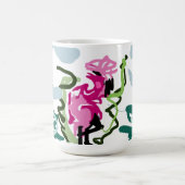 Rosa Flamingo-Set Kaffeetasse (Mittel)