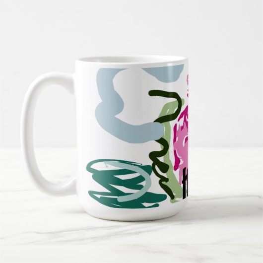Rosa Flamingo-Set Kaffeetasse (Links)