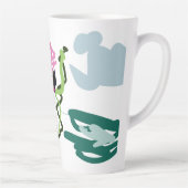 Rosa Flamingo-Set Milchtasse (Rechts)