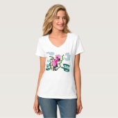Rosa Flamingo-Set T-Shirt (Vorderseite Vollansicht)