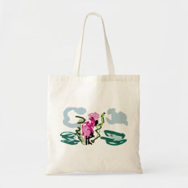Rosa Flamingo-Set Tragetasche