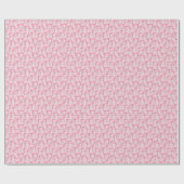 Rosa Flamingo Set, tropisches Sommermuster. Geschenkpapier (Flach)