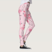 Rosa Flamingo Set, tropisches Sommermuster. Leggings (Rechts)