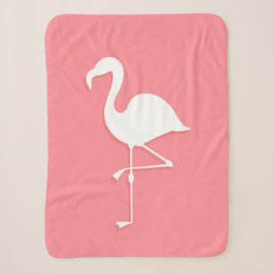 Rosa Flamingo Sherpa Blanket Sherpadecke