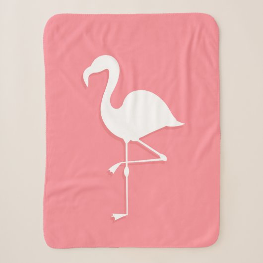 Rosa Flamingo Sherpa Blanket Sherpadecke (Vorderseite)