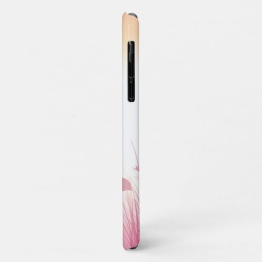 Rosa Flamingo Silhouette Personalisiert Case-Mate iPhone Hülle (Hinten/Links)