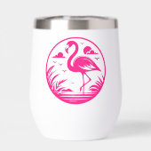 Rosa Flamingo Sommer Circle Design-68730 Zwei-Tone (Rückseite)