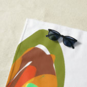 Rosa Flamingo Sommer Strandtuch (Beispiel)