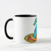 Rosa Flamingo Sommer Tasse (Links)
