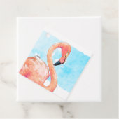 Rosa Flamingo Sommerparty Geschenkanhänger (Beispiel)