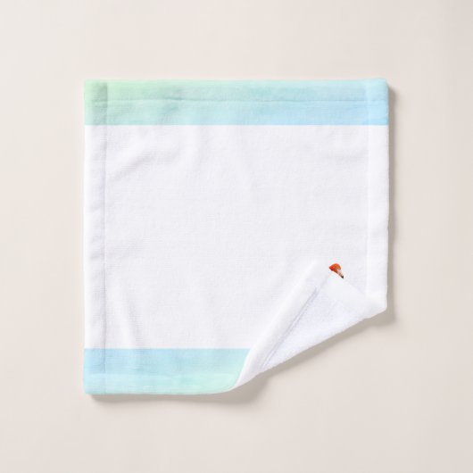 Rosa Flamingo Stehend am Lake Bath Handtuch Set (Waschlappen)