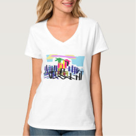 Rosa Flamingo Strand T-Shirt