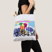 Rosa Flamingo Strand Tasche (Von Nahem)