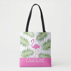 Rosa Flamingo-Strand-Tasche Tasche