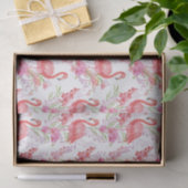 Rosa Flamingo Strandmuster Party Gewebe Seidenpapier (Geschenk)