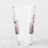 Rosa Flamingo Sublimation Glas (Links)