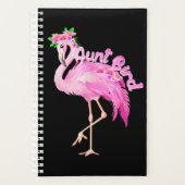 Rosa Flamingo Tante Vogel Weihnachtsgeschenk passe Planer (Vorderseite)