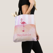 Rosa Flamingo-Tasche personalisieren Tasche (Von Nahem)