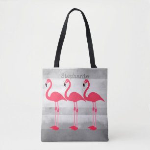 Rosa Flamingo-Tasche personalisieren Tasche
