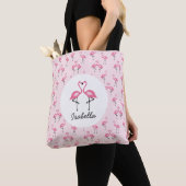 Rosa Flamingo-Taschen-Tasche Tasche (Von Nahem)