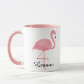 Rosa Flamingo Tasse (Links)
